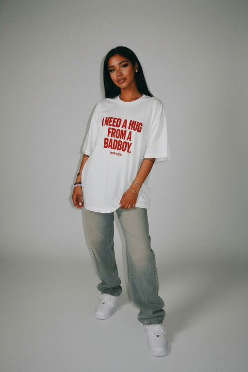 HUG FROM A BADBOY. - Oversized Shirt